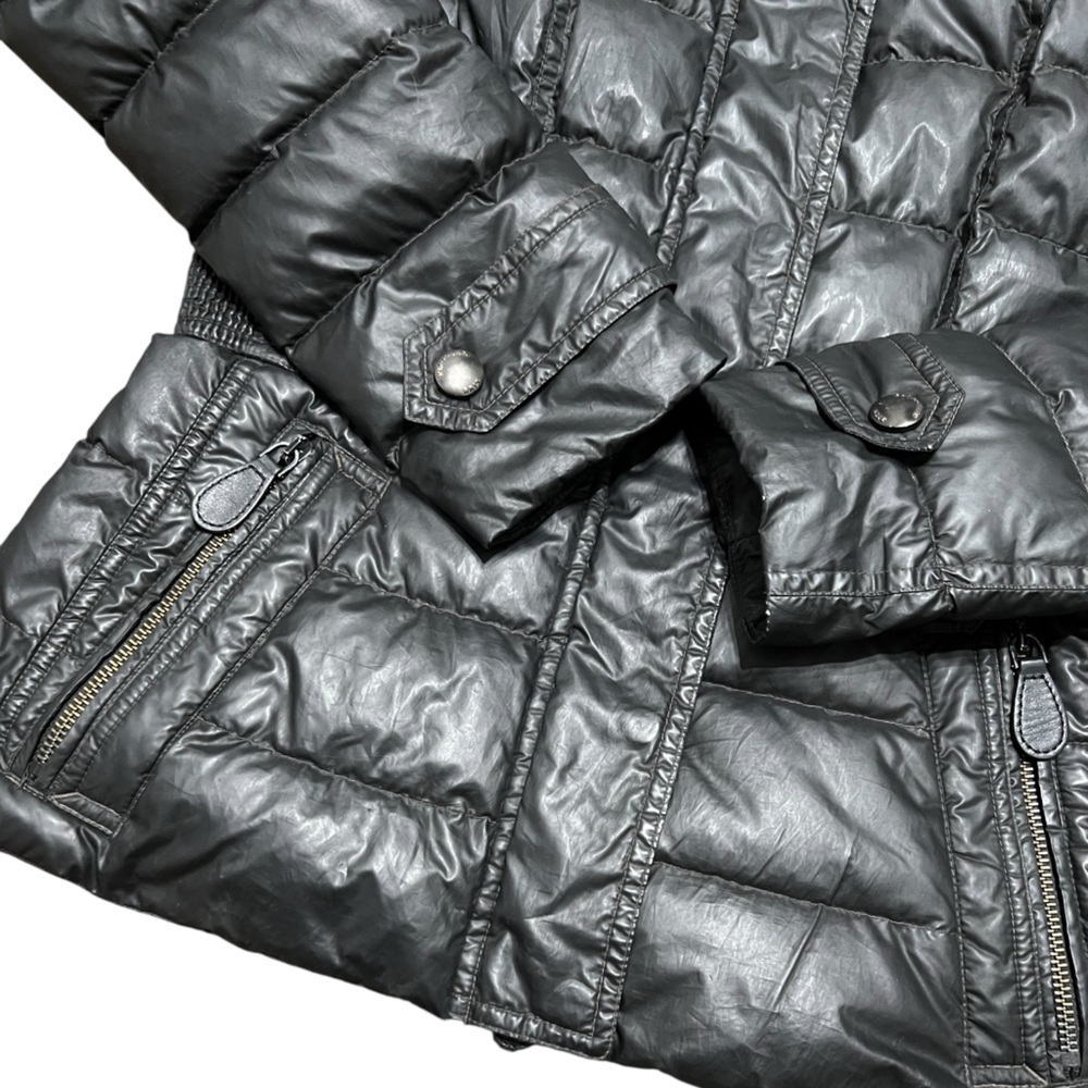 Burberry Brit Down Puffer Jacket Apres Ski Winter Vacation - Picture 11 of 14
